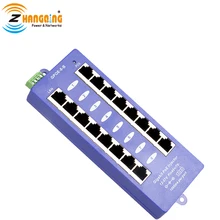 Безопасность гигабитный пассивный 8 порт PoE инжектор 802.3af PoE панель 1000 Мбит/с для CCTV/IP камеры MikroTik, Ubiquiti от любого переключателя