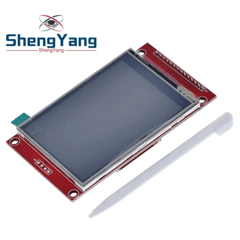 

240x320 2.8" SPI TFT LCD Touch Panel Serial Port Module with PCB ILI9341 5V/3.3V 2.8 TFT With touch Gift Pen for arduino