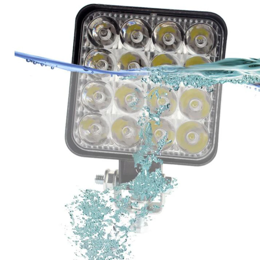 16LED 48 Вт автомобильный 12 В 24 Светодиодный точечный светильник рабочий бар 6500 К