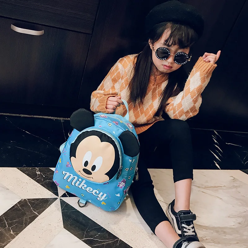 Рюкзаки для детского сада Disney с Микки Маусом Милая женская школьная сумка