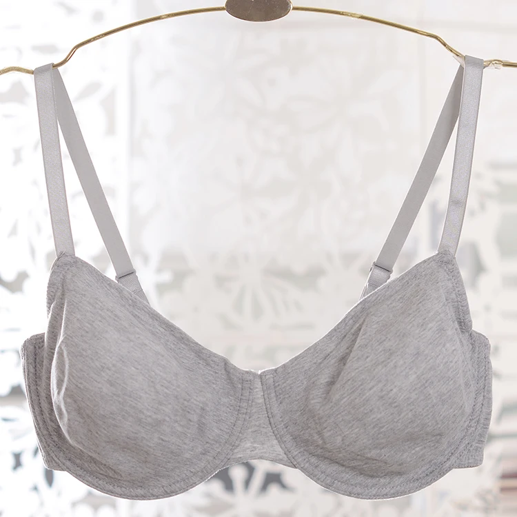 bra Slim comfortable bra with a steel ring of seamless women underwear solid color sexy cotton bra