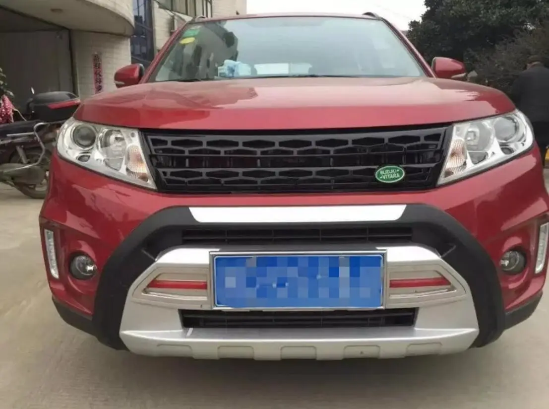 Автозапчасти ABS Передняя решетка Вокруг отделки Гонки грили отделка для Suzuki Vitara стайлинга автомобилей