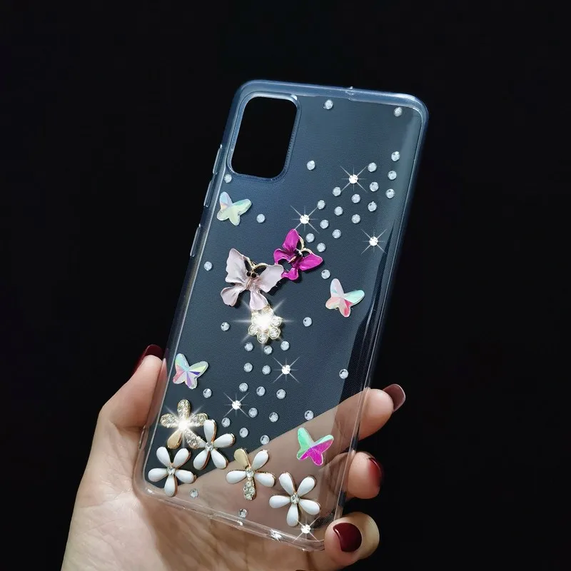 Чехол с бриллиантами A71 A51 A31 A21 M21 A11 M31 для Samsung Galaxy S6 S7 Egde S8 S9 S10E S10 5G S20 Ultra Plus J7 Neo Nxt |