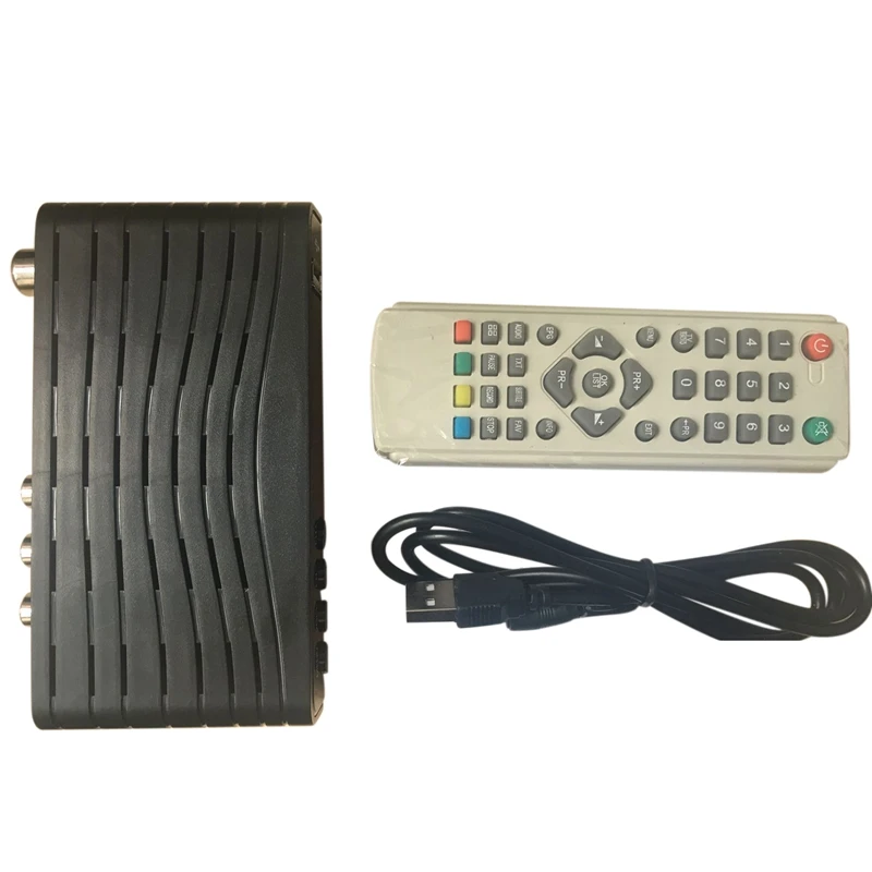 DVB-T2 1080P Full HD USB2.0 цифровой ТВ-приставка приемник с европейской вилкой