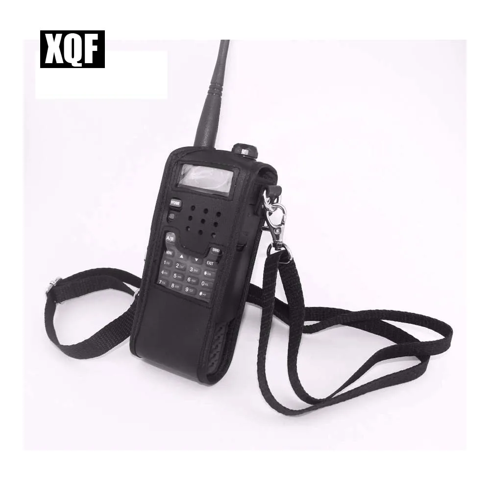 XQF удлиненная кожаная мягкий чехол для Baofeng UV 5R(3800 мА · ч) TYT TH UVF9 F8 UVF9D иди и болтай