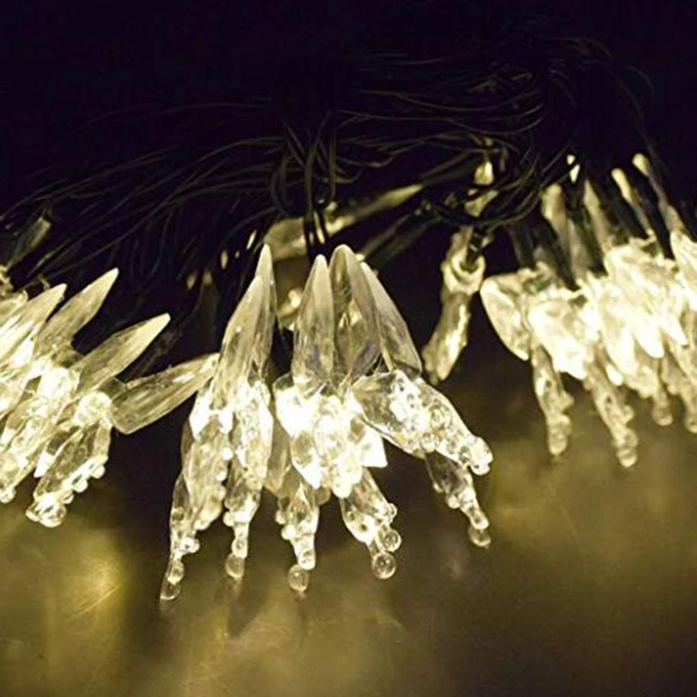 Новинка 3 м 20 светодиодов гирлянда хрустальные цветы бабочка цветок сказочные