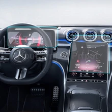 Film de protection d'écran LCD en verre trempé, autocollant pour tableau de bord, pour Mercedes Benz classe C Estate C220 C200 2022