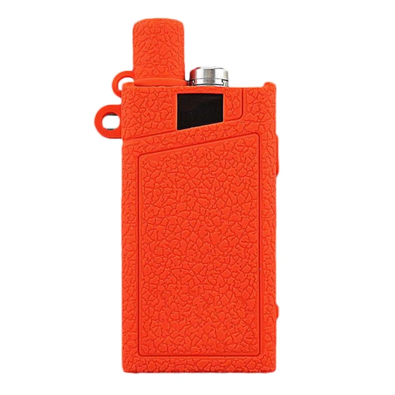 Текстурированный чехол для кожи силиконовый защитный гель для SMOKTECH TRINITY ALPHA - Color: RD