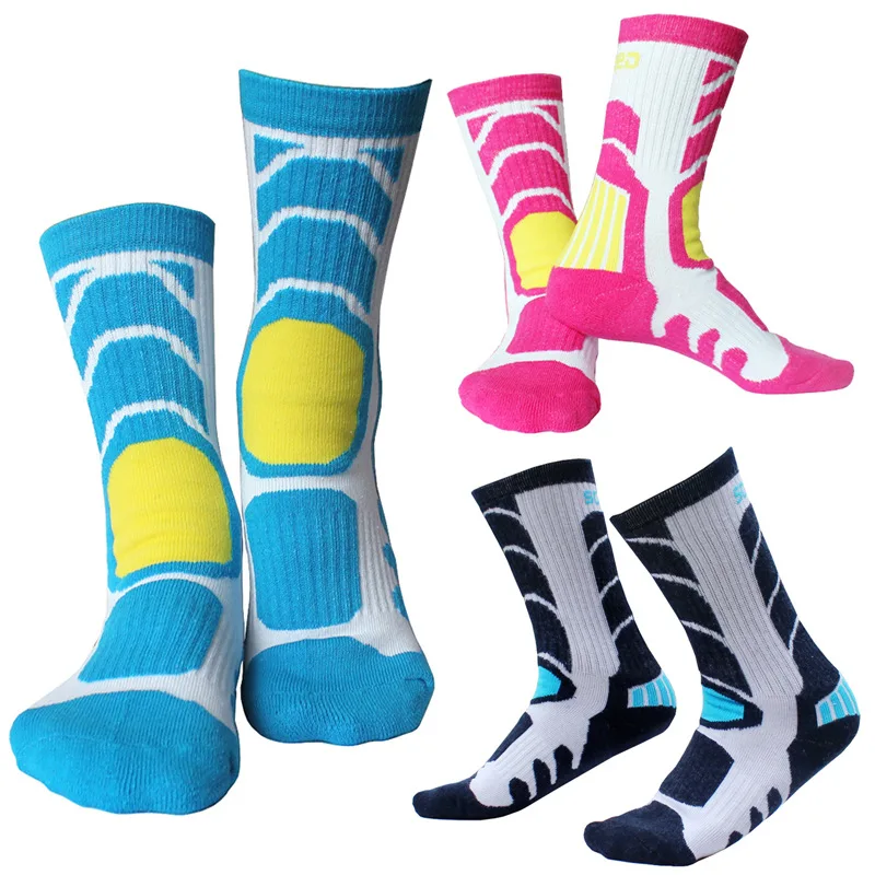 

1 Pair Outdoor Sports Socks Children Anti-slip Anti-sweat Breathable Roller Skating Skiing Cycling Hosiery Footwear Accessories