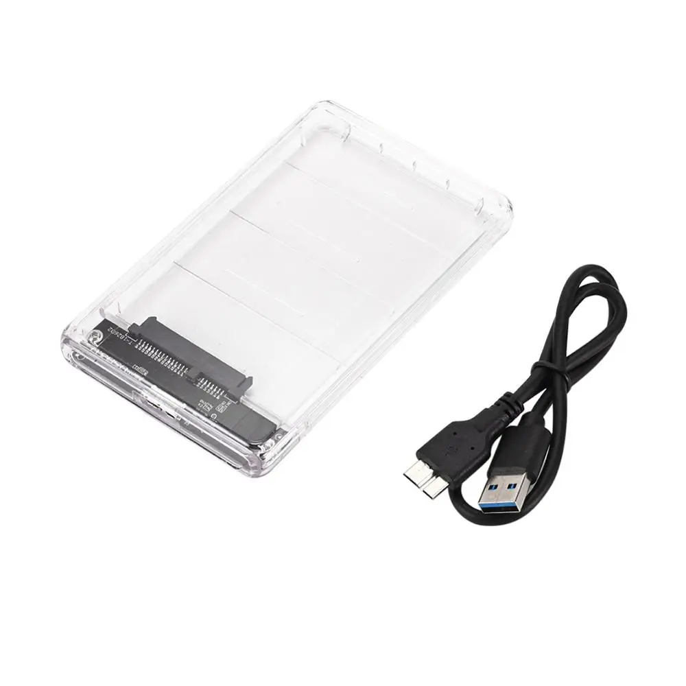 VKTECH 2 5 дюймовый адаптер Type C для SATA жесткий диск SSD HDD Box USB 3 1 чехол прозрачный