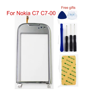 

Grey For Nokia C7 C7-00 Touch Screen Digitizer Sensor Glass Lens Panel