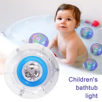 

Children Bathtub Light Waterproof Led Light Toy Colorful Floating Light For Babies Toddlers Infants In Tub Bath Time Fun