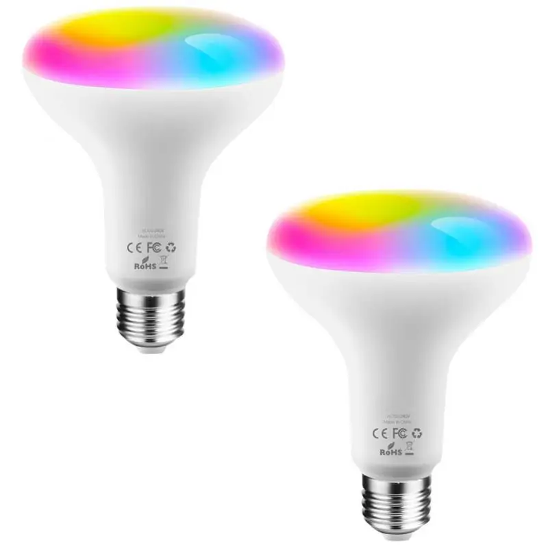 Мобильный телефон, Wi-Fi, голосовое управление, RGB, энергосберегающий, затемняющий, светодиодный, многоцветный, умный светильник, лампочки E27/E26/B22, лампа, вечерние, лампа