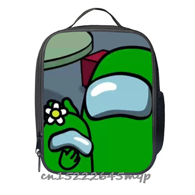 Among Us Cooler Lunch Bag Cartoon Girls Portable Thermal Food Picnic Bags for School Kids Boys