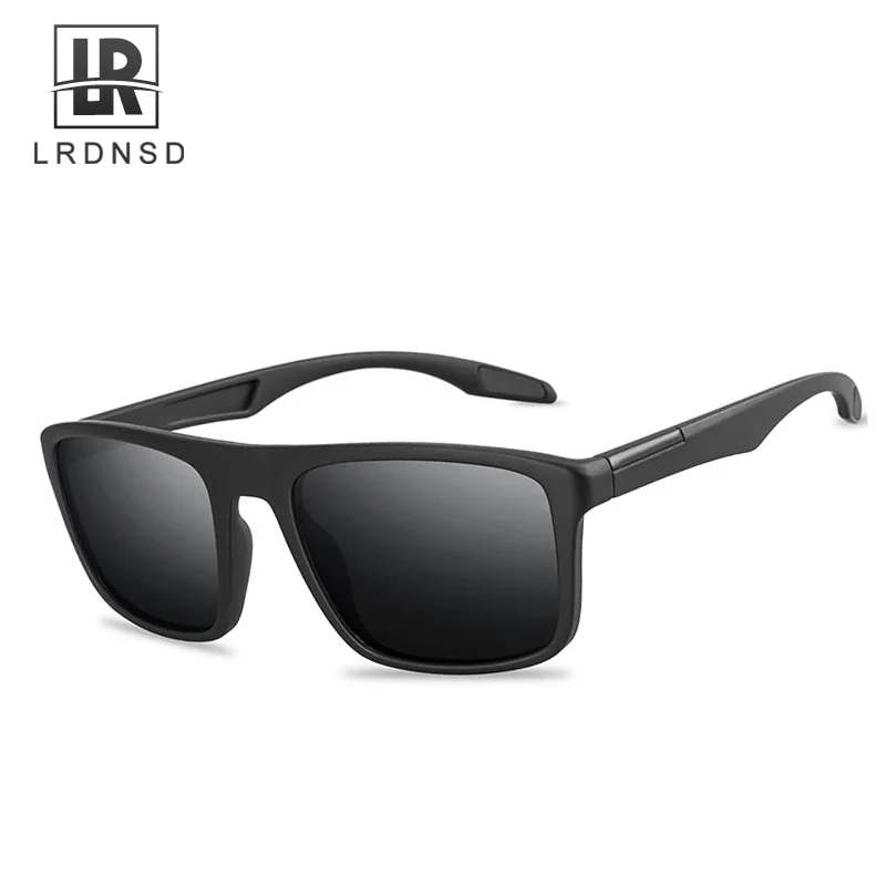 

LRDNSD Brand Design Polarized Sunglasses Men Driver Travel Sun Glasses For Men Ultralight Spuare Eyewear Gafas De Sol UV400