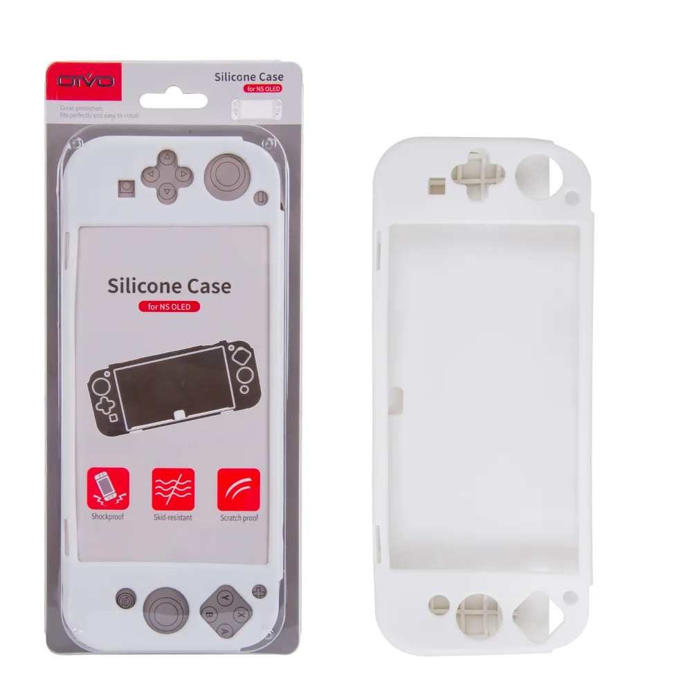 Силиконовый чехол для Nintendo Switch OLED Nintedo Swich Joycon игровые аксессуары корпус игровой