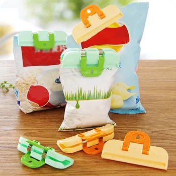 

2Pcs/Lot Multi Function Househould Food Snack Storage Seal Sealing Bag Clips Sealer Clamp Food Bag Clips Kitchen Tool Close Clip