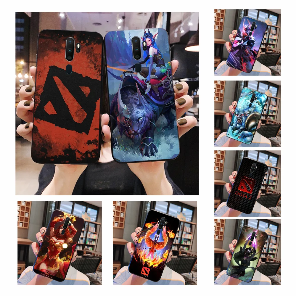 NBDRUICAI Shadow Fiend Dota 2 черный мягкий чехол для телефона Capa Oppo A5 A9 2020 A11x A71 A73S A1K A83 |