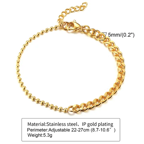 Anklet, Stainless Steel Rope Ankle, Anklets Bracelets for Men Women, Adjustable Twisted Rope Bracelet Gift