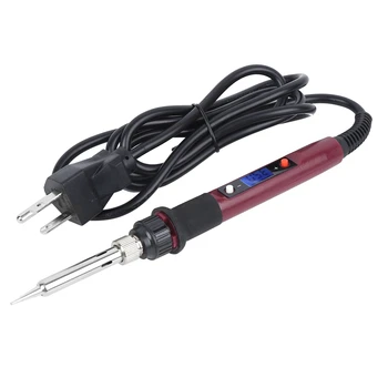 

Electric Soldering Iron Digital Tool Adjustable Temperature 936H Heat Core (US Plug AC110V)