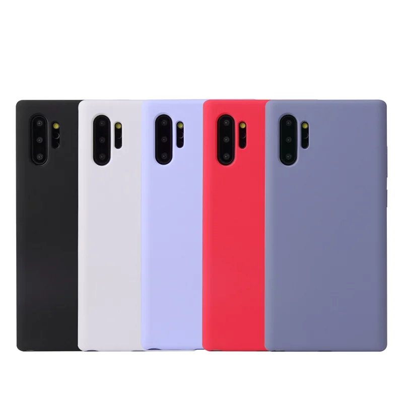 Note10 жидкий силиконовый чехол для samsung Galaxy Note 10 Plus задняя крышка мягкий чехол для телефона чехол для samsung S10 Plus S10e 10 Plus