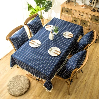 

Linen Tablecloth Dining Table Cloth Clothes Cloths Desk Cover Rectangular for Table Decoration Manteles De Mesa Rectangular