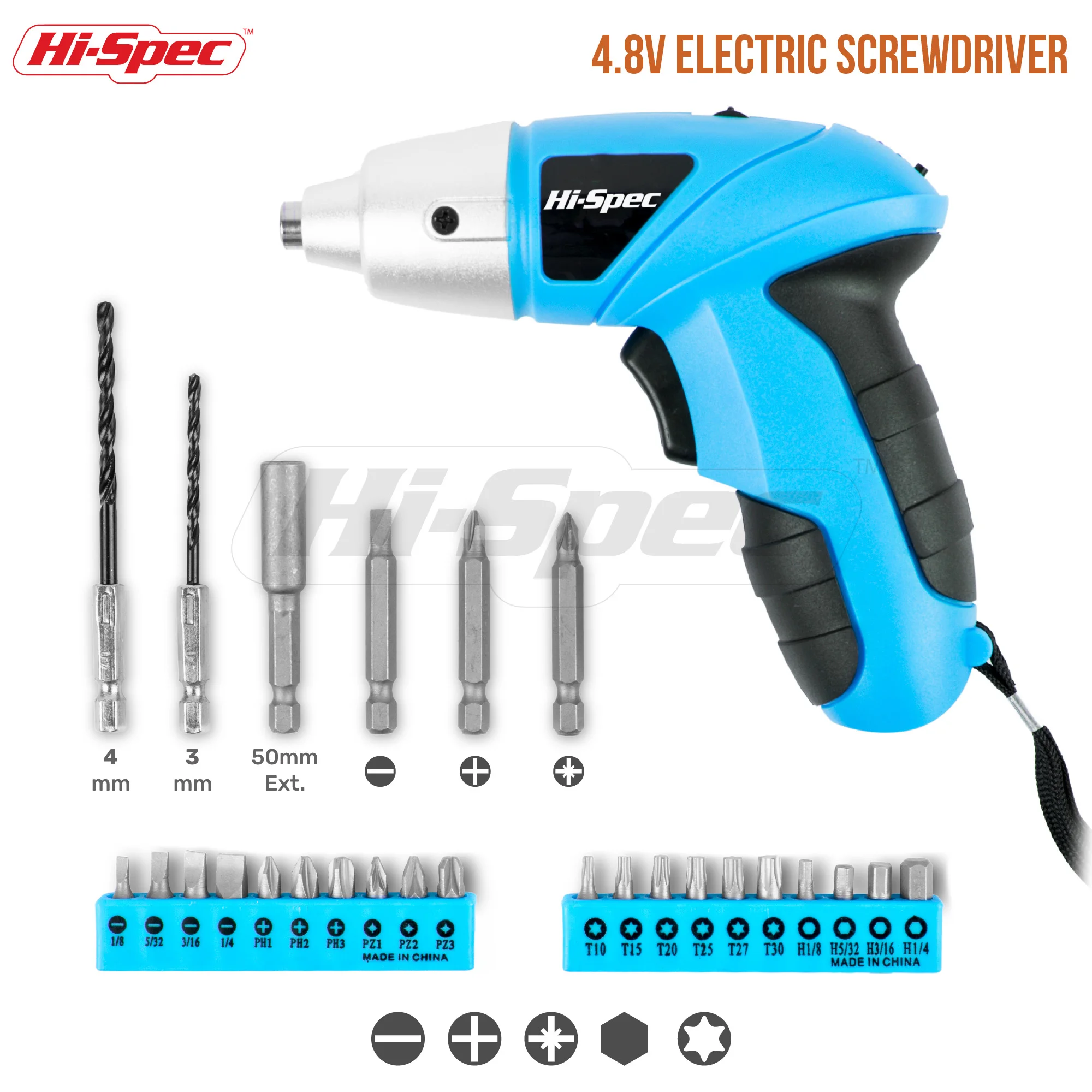 Screwdriver Charger Hyper Tough Volt Cordless Screwdriver PKPOWER