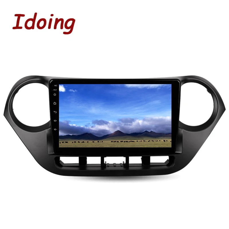 Clearance Idoing 9" Car Android8.1 Radio Vedio Multimedia Player For Hyundai I10 2013-2016 4G+64G Octa Core GPS Navigation no 2din 4