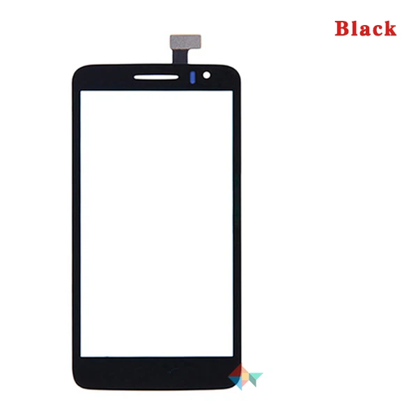 Высокое качество 5," для Alcatel One Touch Scribe HD OT8008 OT-8008A сенсорный экран дигитайзер Переднее стекло объектив сенсорная панель - Цвет: Black No Tool