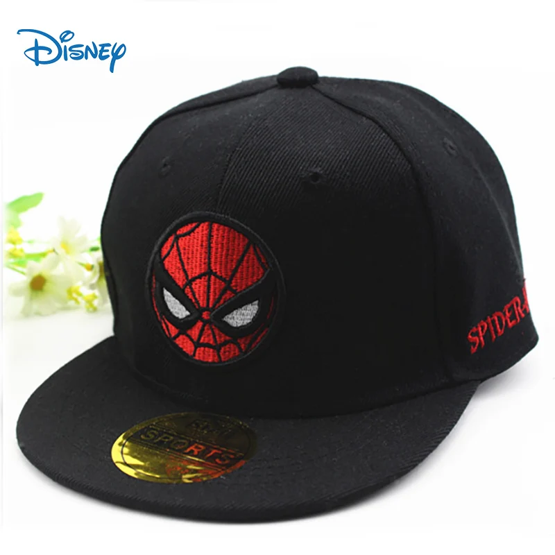 

Disney Marvel Children's Hat Spider-Man Superhero Kids Boys Girls Baseball Cap Flat Brim Adjustable Hip Hop Hat 3-8 Years Old