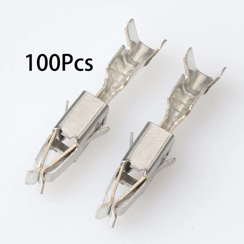 100Pcs 50/100 шт соединения 929939-3 964286-1 провода терминала обжимной терминал электрические авто разъемы Женский неизолированные клеммы - Цвет: 100Pcs
