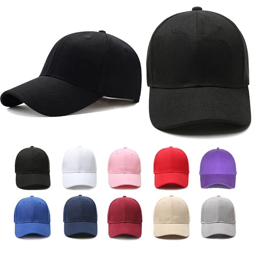 Bboy Baseball Cap Blank Plain | Plain Black Baseball Caps | Solid Plain ...