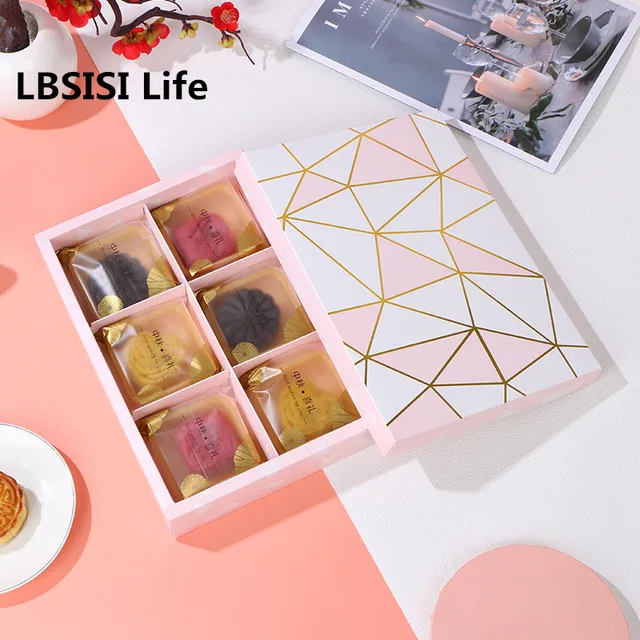 LBSISI Life 월병 종이 상자 다양한 포장 옵션으로 파티를 더욱 화려하게