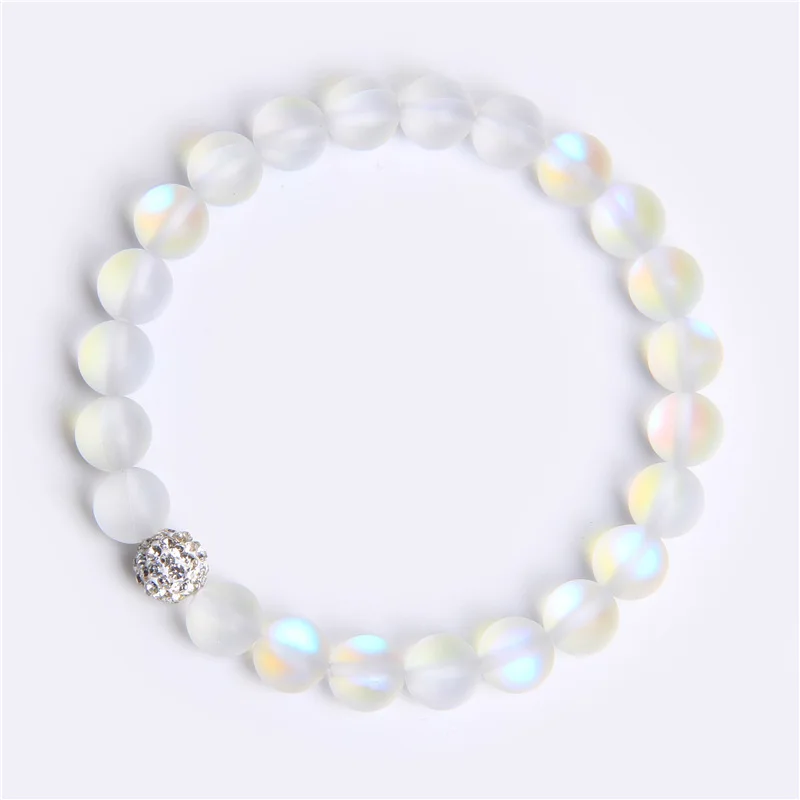 Glowing Mermaid Glass Bracelets Matte 