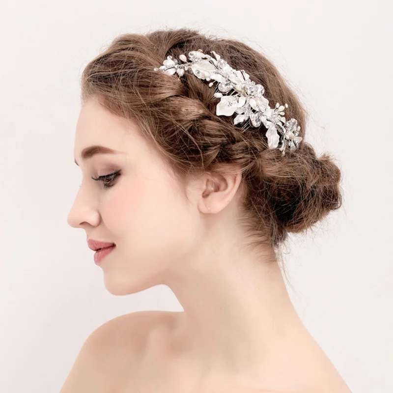 Gibsonbridal, Пресноводный Жемчуг, свадебная расческа для волос, вечерние, для невесты, подарок, головной убор, свадебные аксессуары для прически
