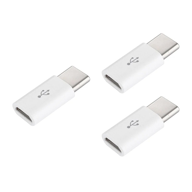 3 шт. адаптер для мобильного телефона Micro USB на USB C адаптер Microusb разъем для Xiaomi huawei samsung Galaxy A7 адаптер usb type C