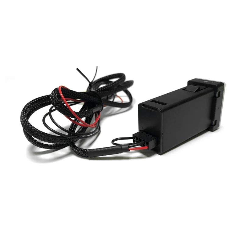 Автомобильное зарядное устройство с двумя usb портами синий светодиодный адаптер