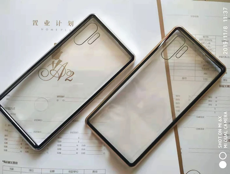 Для samsung galaxy Note 10 plus чехол 360 Магнитная Адсорбция передняя+ задняя 9H чехол из закаленного стекла для samsung galaxy Note 10