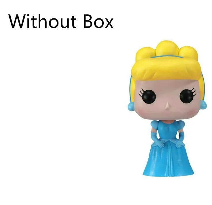 Funko Поп принцесса Эльза Алиса Золушка ПВХ Модель Коллекция подарок девочка игрушки Белоснежка экшн детская игрушка-фигурка подарок на день рождения - Цвет: Cinderella No Box