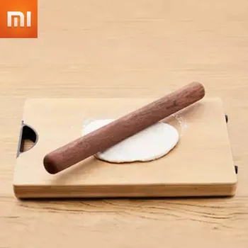 

yiwuyishen Natural Log Rolling Pin Fine Sanding Without Added Chemical Coating Non-Stick Cooking Tools 32*400mm