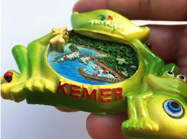 Turkish tourist city of kaymer 3D Fridge Magnets Travel Souvenirs Refrigerator Magnetic Stickers Home Decoration