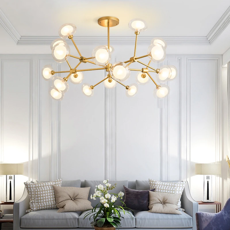 Lámparas colgantes artísticas geométricas modernas, lámpara de línea nórdica, decoración Industrial para el Decoración de cocina, luminaria deco|Luces colgantes| AliExpress