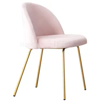 

North Europe Ins Net Red Chair Leisure Restaurant Coffee Milk Tea Shop Simple Modern Home Back Iron Chair