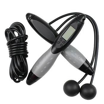 

Digital Jump Rope, Cable Speed Rope Counting Skipping Rope for Exercise Fitness, with Non-Skid Handles for Women Men Kids