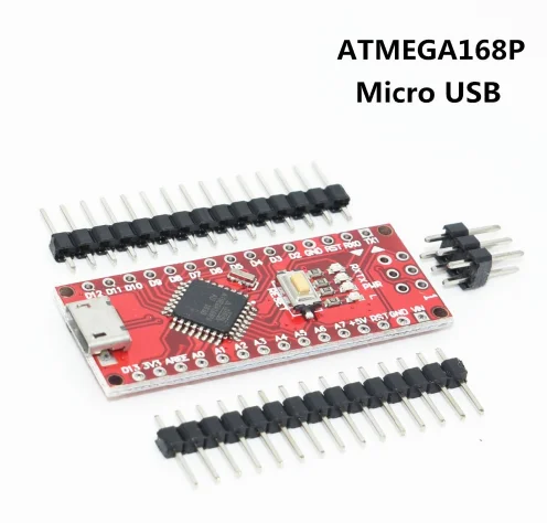 Красный 10 шт./лот Nano 3,0 контроллер совместимый ATMEGA328P-AU/ATMEGA168P-AU nano CH340 USB драйвер без кабеля MINI USB/MICRO USB - Испускаемый цвет: Красный