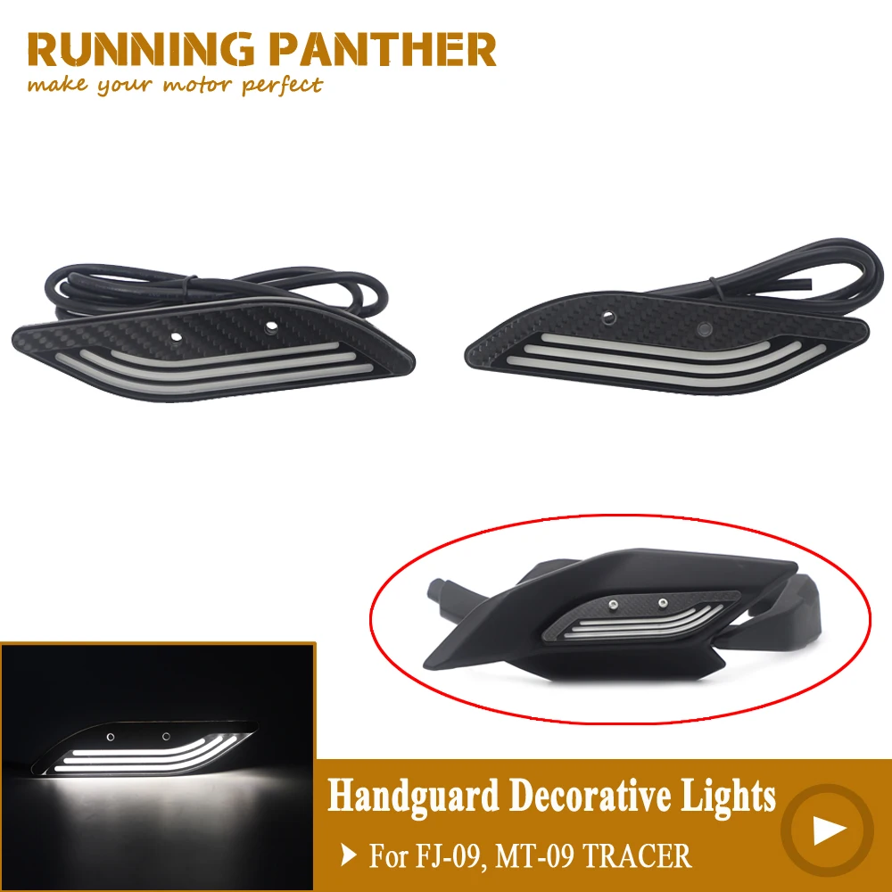 

Новая мотоциклетная обувь защита рук декоративные светильники костяшки гвардии Набор светодиодной подсветки для YAMAHA FJ-09 MT-09 MT09 TRACER 2014 2015 2016 2017