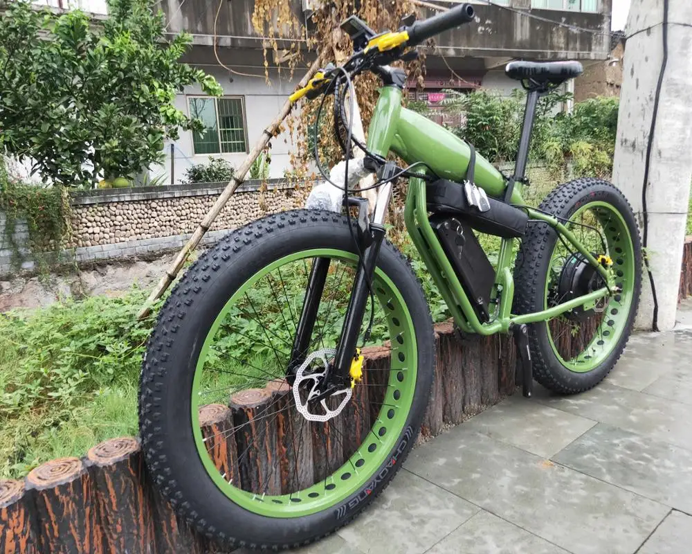 Электрический фэтбайк DIY цвета 48V1000w 26*4 0 гидравлический тормоз | Спорт и