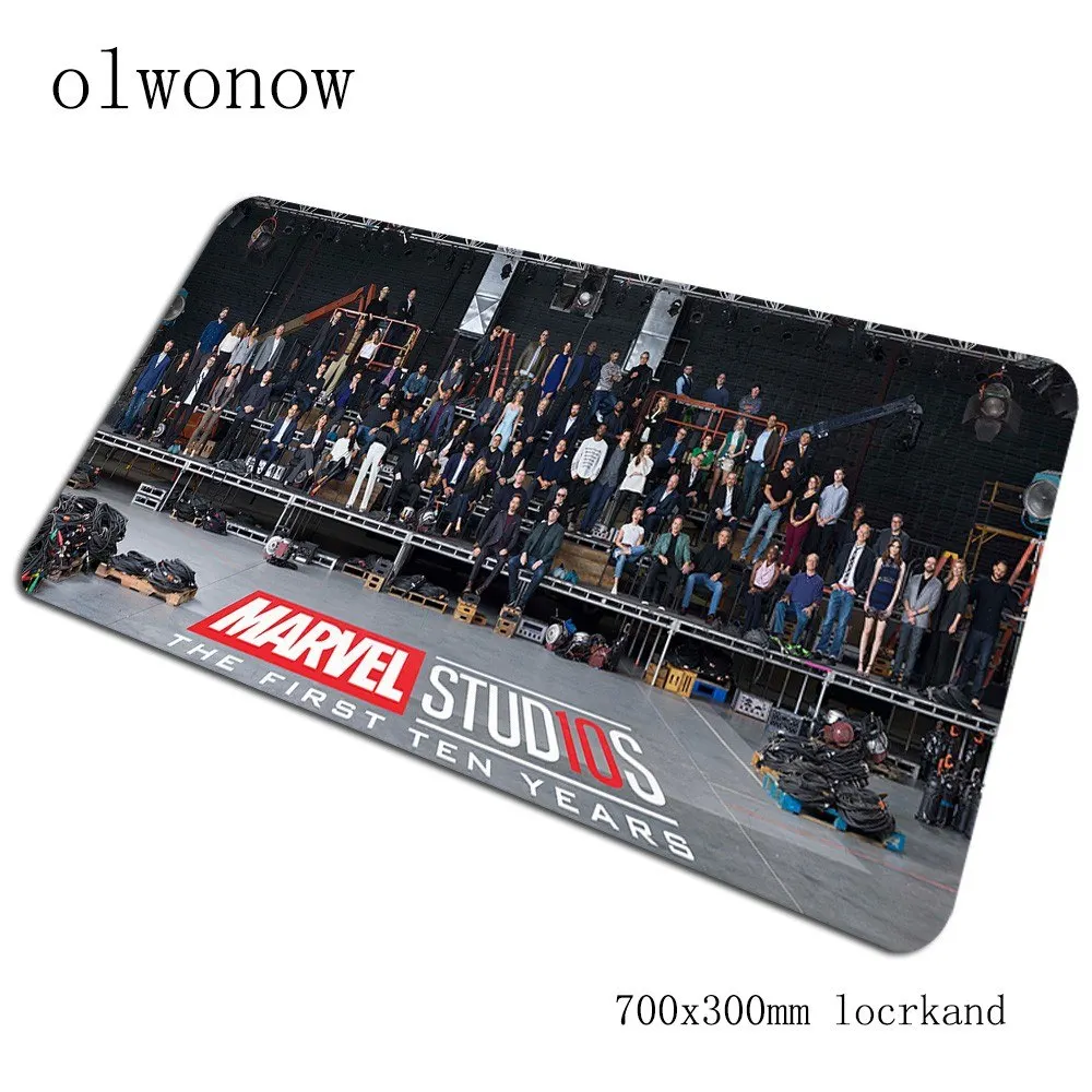 Новые поступления с логотипом комиксов Marvel красивый коврик для мышки в стиле аниме популярный компьютерный игровой коврик для мыши геймер подарок на Хэллоуин коврик для ноутбука мышь - Цвет: Size 700x300x2mm