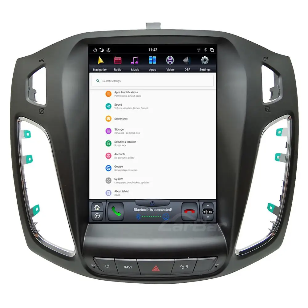 Автомобильный DVD плеер с вертикальным экраном 10 4 дюйма Android 9 0 GPS навигация радио