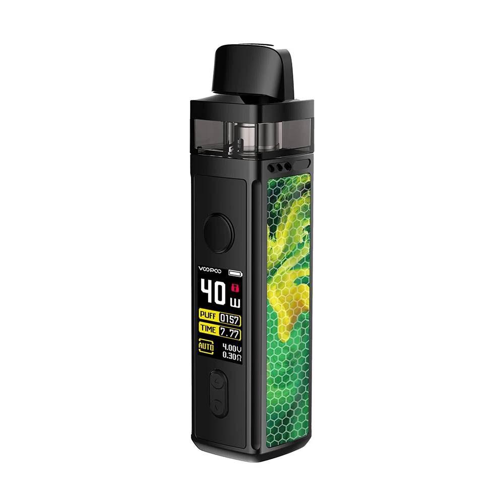 Jade Green VOOPOO VINCI Mod Pod Vape комплект с аккумулятором 1500 мАч и 5,5 мл Pod и 0,96 дюймов TFT цветной экран Vape комплект Vs Vinci X/Drag 2 - Цвет: Jade Green